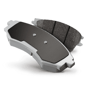 Pastilhas de travão traseiras e dianteiras de carro